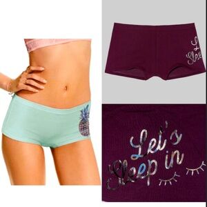 New Victoria’s Secret Pink boyshort panties PINK Shortie panty VS PINK cotton